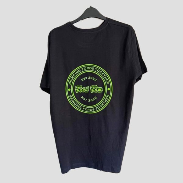 Black and Green Tshirtrear 1