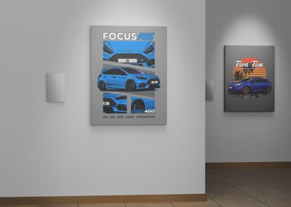 Focus RS and ST Vector Canvas Prints