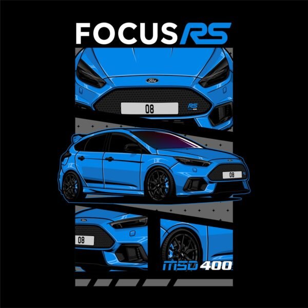 Ford Fam Focus RS MSD 400 Vector Design Black