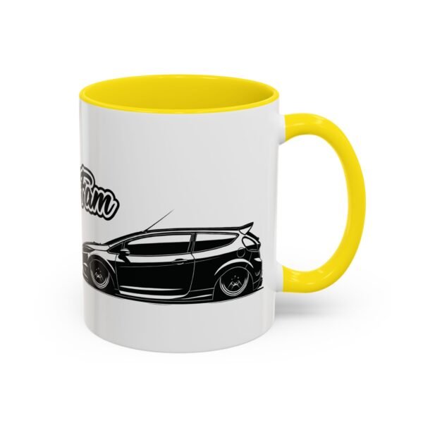 Coffee Mug - Sleek Mk7 Fiesta Design with Ford Fam V2 Logo - Image 30