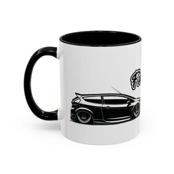 Coffee Mug - Sleek Mk7 Fiesta Design with Ford Fam V2 Logo - Image 3