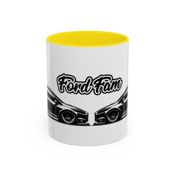 Coffee Mug - Sleek Mk7 Fiesta Design with Ford Fam V2 Logo - Image 29