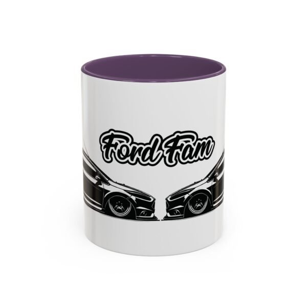 Coffee Mug - Sleek Mk7 Fiesta Design with Ford Fam V2 Logo - Image 25