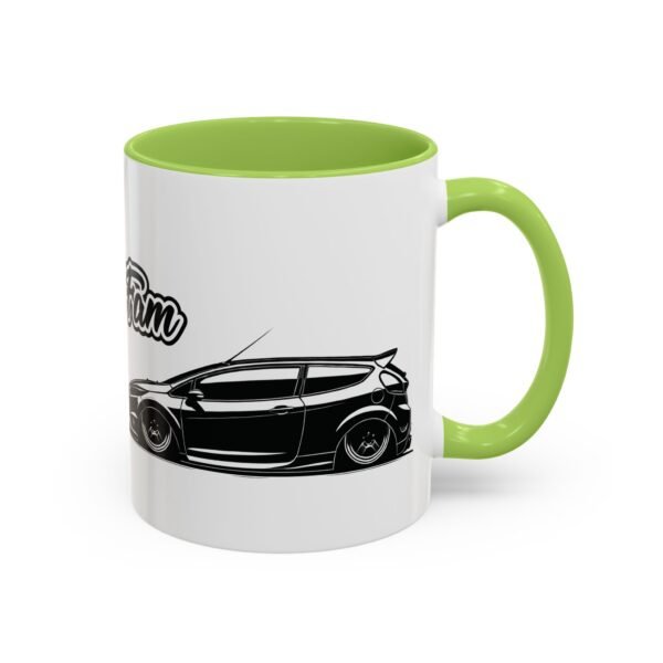 Coffee Mug - Sleek Mk7 Fiesta Design with Ford Fam V2 Logo - Image 34