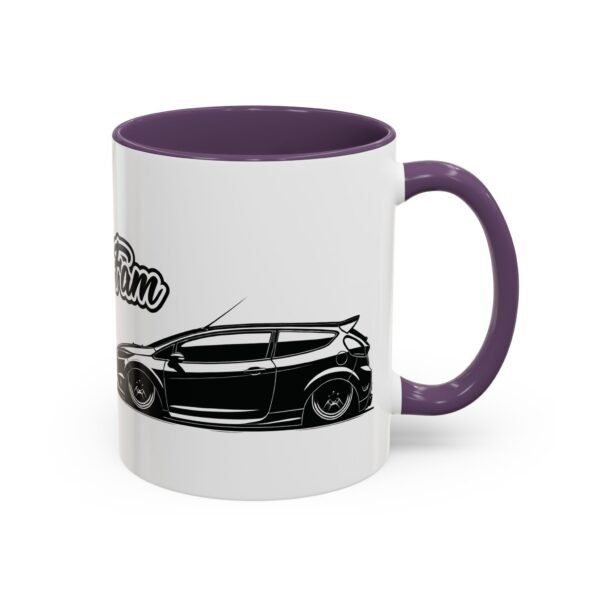 Coffee Mug - Sleek Mk7 Fiesta Design with Ford Fam V2 Logo - Image 26