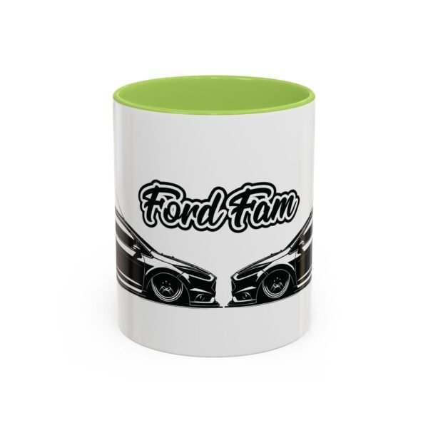 Coffee Mug - Sleek Mk7 Fiesta Design with Ford Fam V2 Logo - Image 33