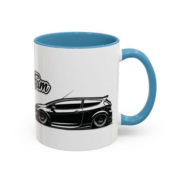 Coffee Mug - Sleek Mk7 Fiesta Design with Ford Fam V2 Logo - Image 18