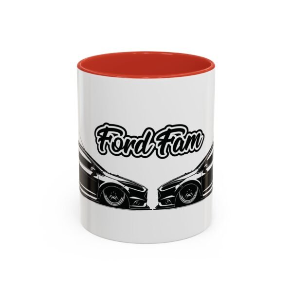 Coffee Mug - Sleek Mk7 Fiesta Design with Ford Fam V2 Logo - Image 13