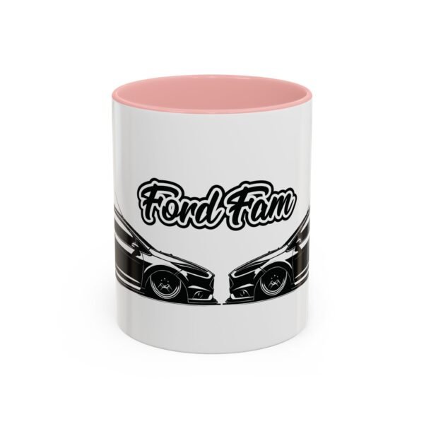 Coffee Mug - Sleek Mk7 Fiesta Design with Ford Fam V2 Logo - Image 9