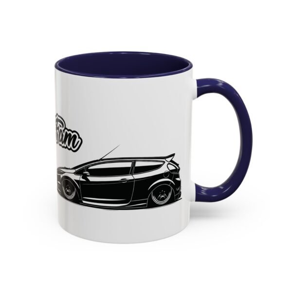 Coffee Mug - Sleek Mk7 Fiesta Design with Ford Fam V2 Logo - Image 6