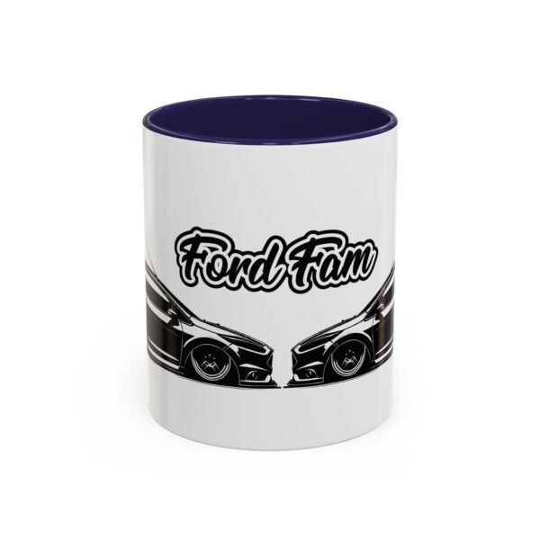 Coffee Mug - Sleek Mk7 Fiesta Design with Ford Fam V2 Logo - Image 5