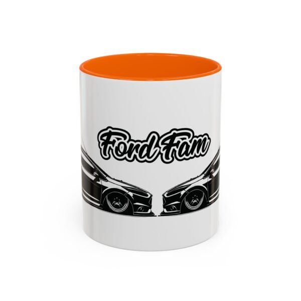 Coffee Mug - Sleek Mk7 Fiesta Design with Ford Fam V2 Logo - Image 21