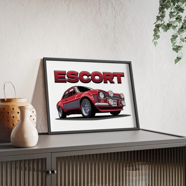 MK 1 Escort - Poster with Wooden Frame - Image 7