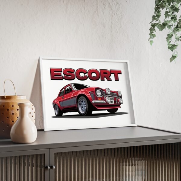 MK 1 Escort - Poster with Wooden Frame - Image 91