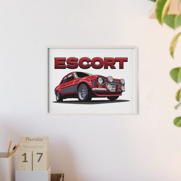 MK 1 Escort - Poster with Wooden Frame - Image 20