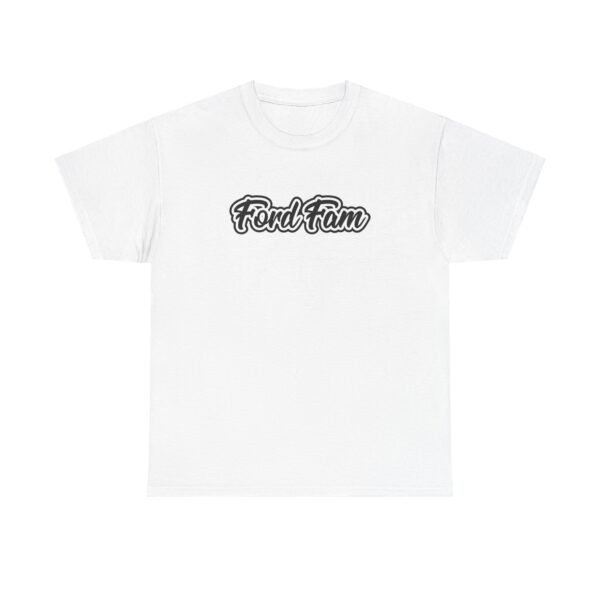 Ford Fam Unisex Tee with Text Logo - Image 2