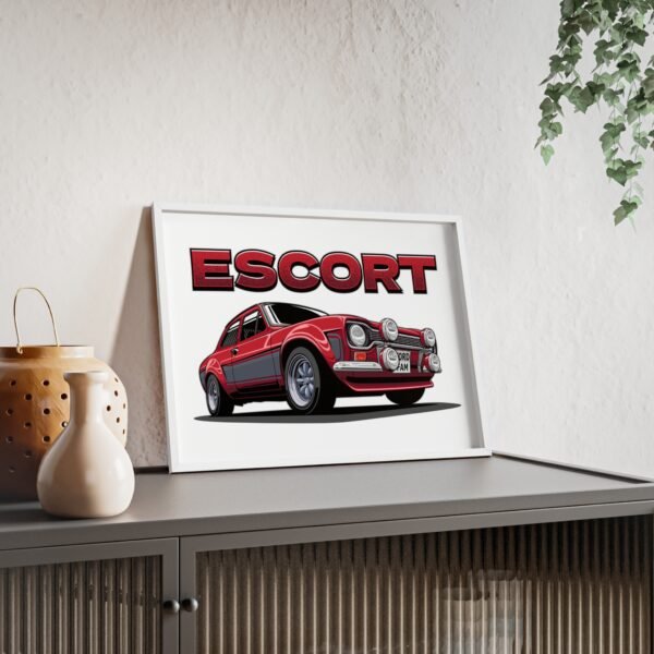 MK 1 Escort - Poster with Wooden Frame - Image 19