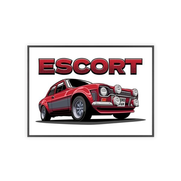 MK 1 Escort - Poster with Wooden Frame - Image 53