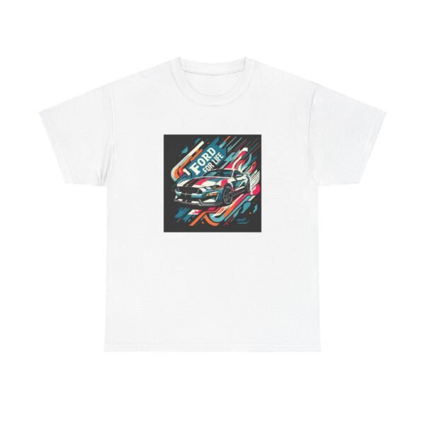 Ford For Life Abstract Mustang Tee - Image 2