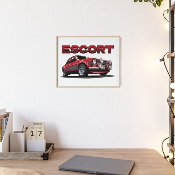 MK 1 Escort - Poster with Wooden Frame - Image 40