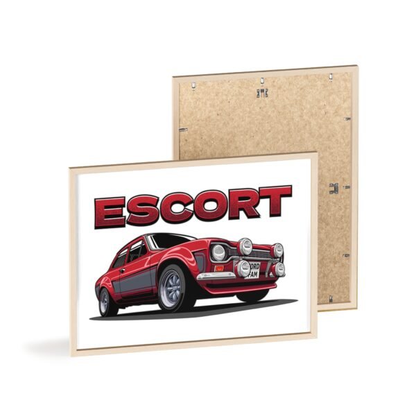 MK 1 Escort - Poster with Wooden Frame - Image 14