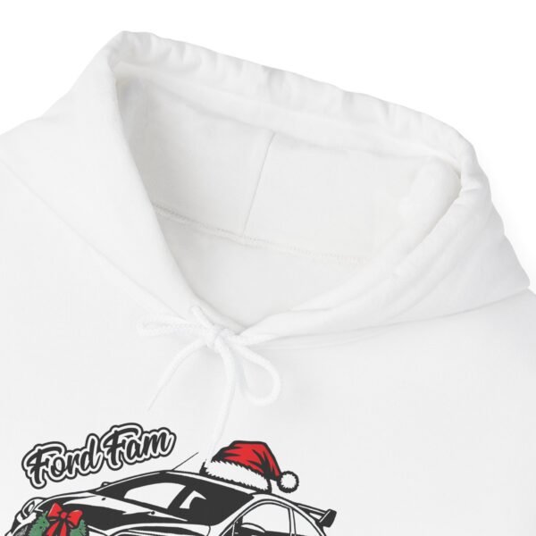 Christmas Ford Focus Mk2 Hooded Sweatshirt with Merry Christmas Design - Image 7