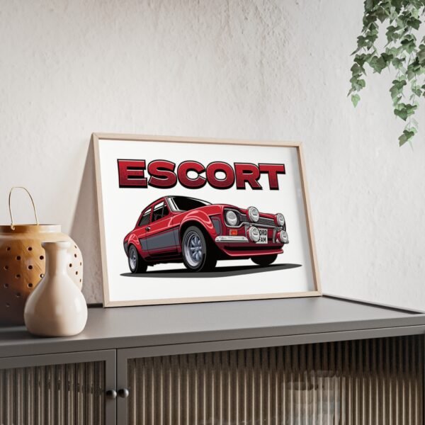 MK 1 Escort - Poster with Wooden Frame - Image 83