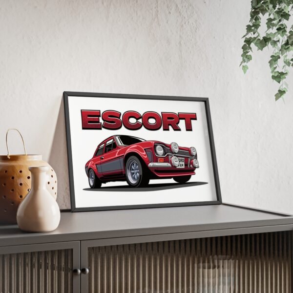 MK 1 Escort - Poster with Wooden Frame - Image 75