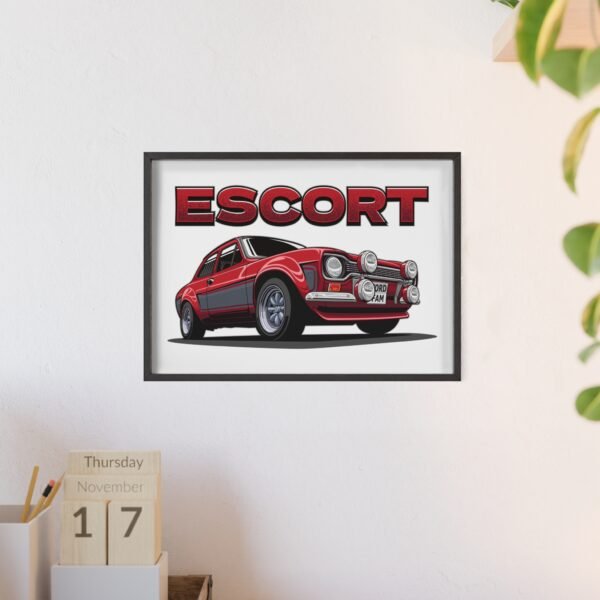 MK 1 Escort - Poster with Wooden Frame - Image 80