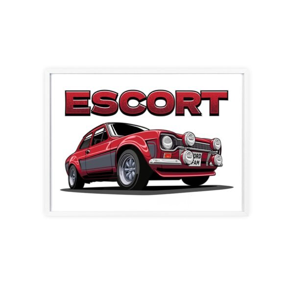 MK 1 Escort - Poster with Wooden Frame - Image 93