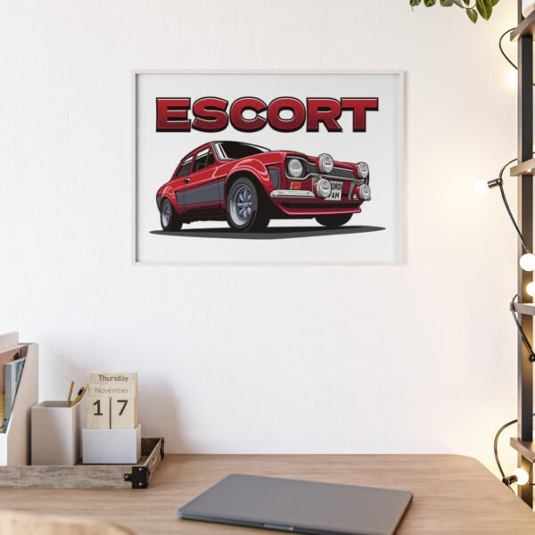 MK 1 Escort - Poster with Wooden Frame - Image 68