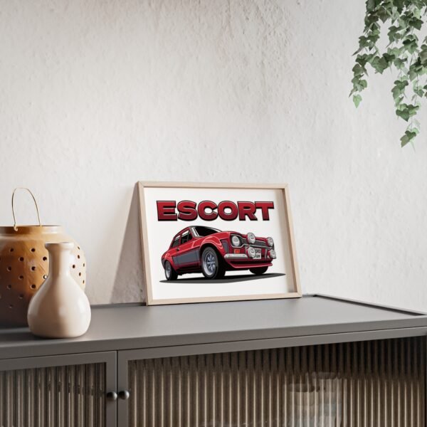 MK 1 Escort - Poster with Wooden Frame - Image 107