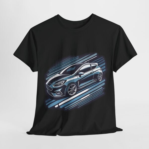 Ford Fiesta Unisex Tee - Mk7 Silhouette Design by Ford Fam - Image 5