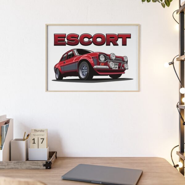 MK 1 Escort - Poster with Wooden Frame - Image 64