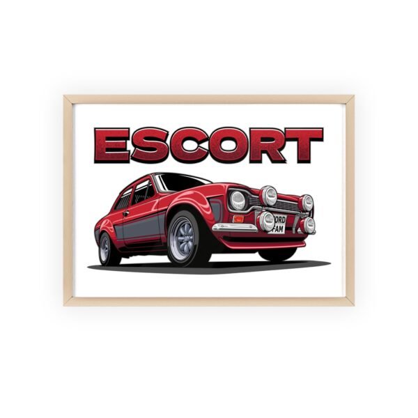 MK 1 Escort - Poster with Wooden Frame - Image 105