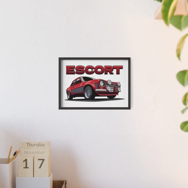 MK 1 Escort - Poster with Wooden Frame - Image 100