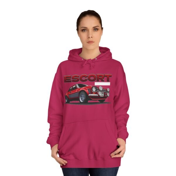 Escort RS Ford Fam - Unisex College Hoodie - Image 24