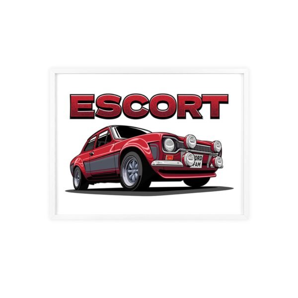 MK 1 Escort - Poster with Wooden Frame - Image 17