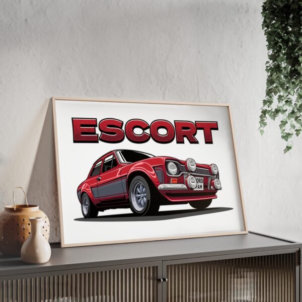 MK 1 Escort - Poster with Wooden Frame - Image 63