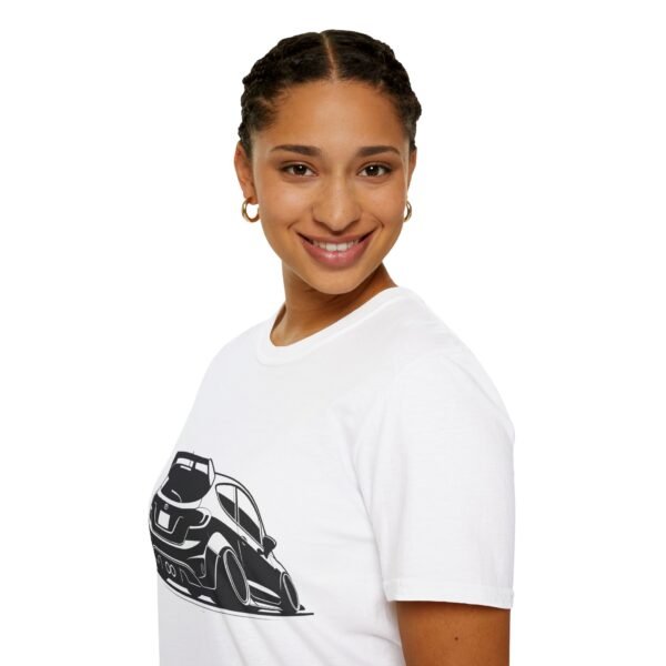 Fez Rear View Unisex Softstyle T-Shirt - Ford Fam Design - Image 7