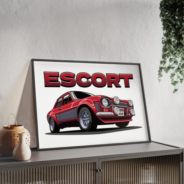 MK 1 Escort - Poster with Wooden Frame - Image 51