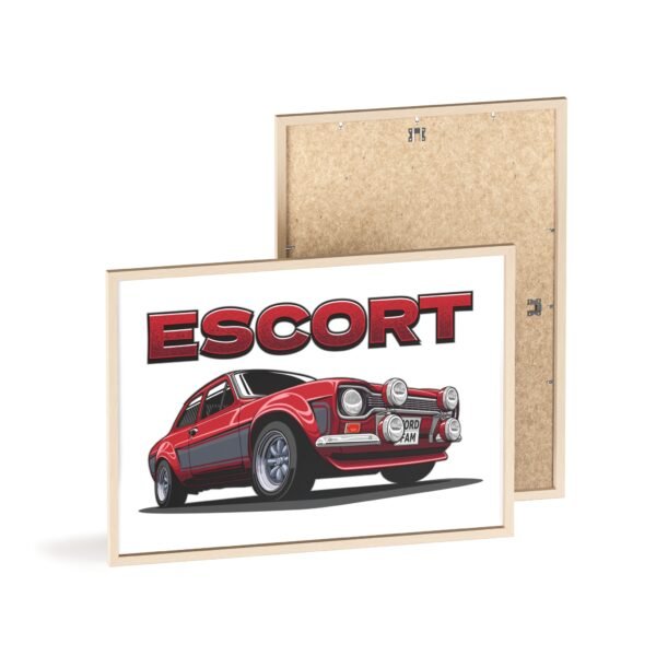 MK 1 Escort - Poster with Wooden Frame - Image 86