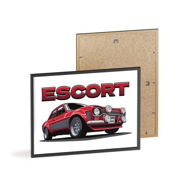 MK 1 Escort - Poster with Wooden Frame - Image 2