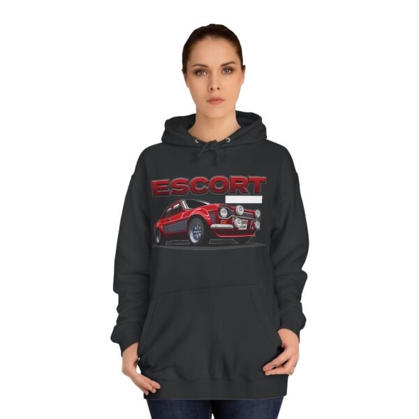 Escort RS Ford Fam - Unisex College Hoodie - Image 12