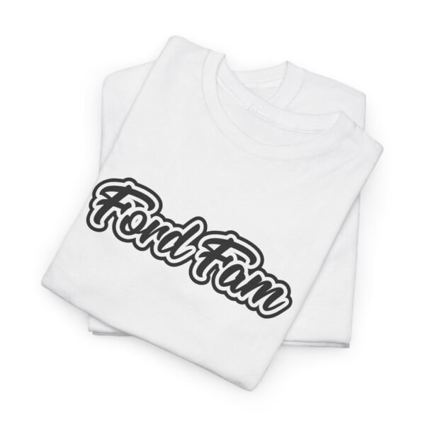 Ford Fam Unisex Tee with Text Logo - Image 4