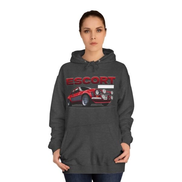 Escort RS Ford Fam - Unisex College Hoodie - Image 20