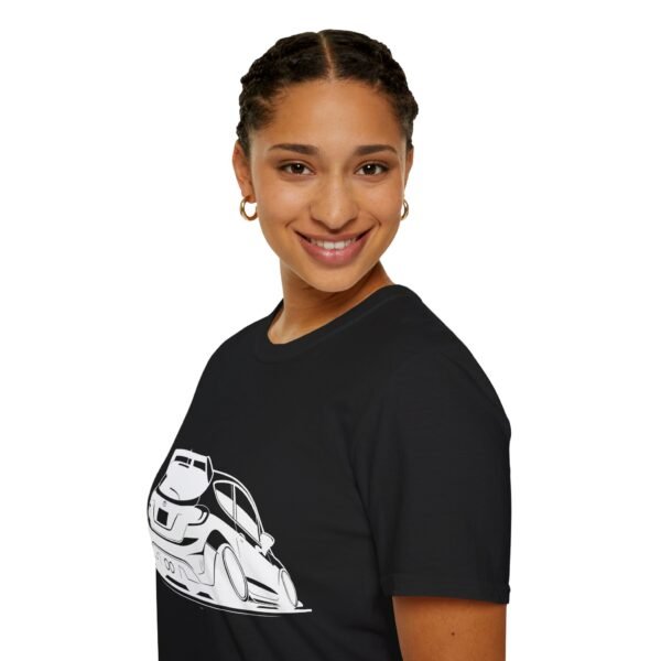 Fez Rear View Unisex Softstyle T-Shirt - Ford Fam Design - Image 13