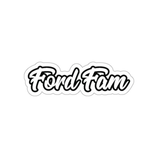 Sticker Pack - Ford Fam Text Logo Kiss-Cut Stickers - Image 4