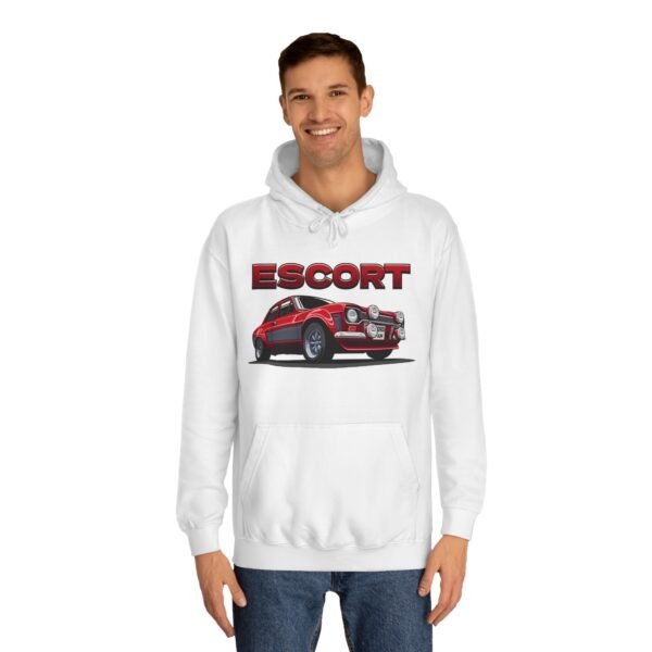 Escort RS Ford Fam - Unisex College Hoodie - Image 3