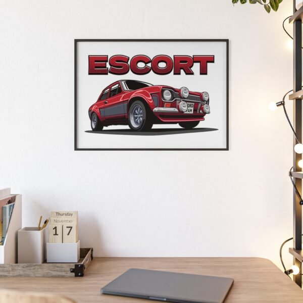 MK 1 Escort - Poster with Wooden Frame - Image 56